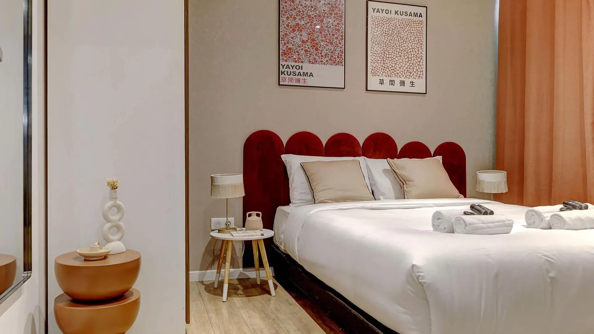 Apartmán Charme Parisien Pres Des Buttes-Chaumont Francie